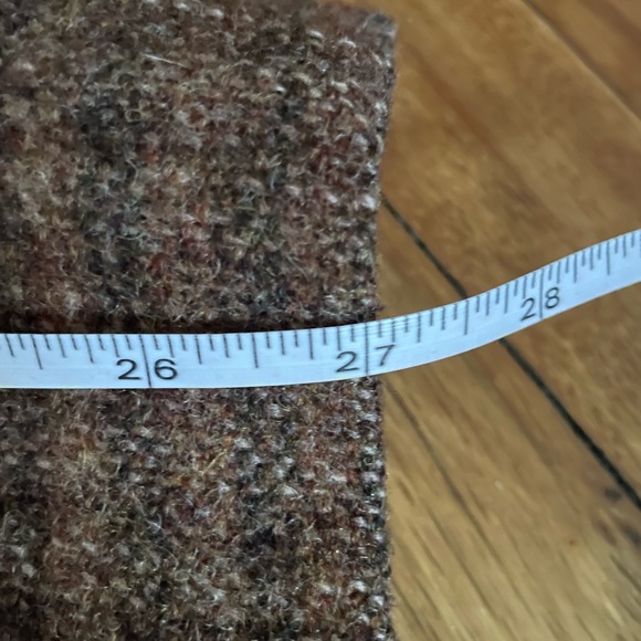 LL Bean vintage wool long tweed overcoat - Picture 8 of 13